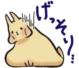 Thick rabbit "MUGI" sticker #5890259