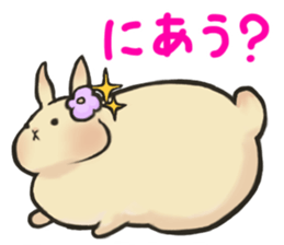 Thick rabbit "MUGI" sticker #5890261