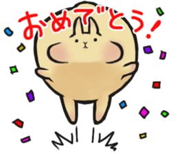 Thick rabbit "MUGI" sticker #5890263