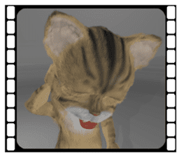 3D animal cat sticker #5890316