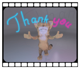 3D animal cat sticker #5890318