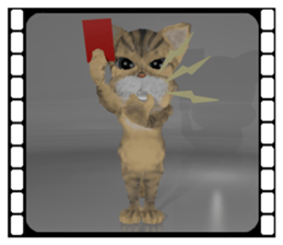 3D animal cat sticker #5890323