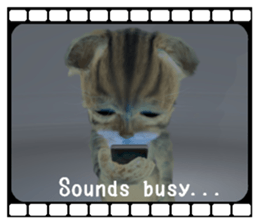 3D animal cat sticker #5890344