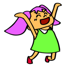 Chikuro-chan is fighting for something. sticker #5891444