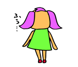 Chikuro-chan is fighting for something. sticker #5891451