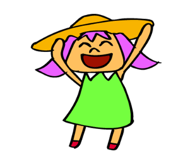 Chikuro-chan is fighting for something. sticker #5891462