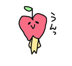 tareme no ringochan sticker #5891633