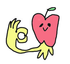 tareme no ringochan sticker #5891635