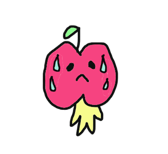 tareme no ringochan sticker #5891639