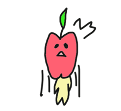 tareme no ringochan sticker #5891653