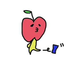 tareme no ringochan sticker #5891654