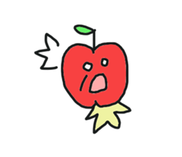 tareme no ringochan sticker #5891659