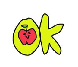 tareme no ringochan sticker #5891670