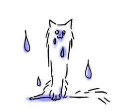 Something like a cat! sticker #5891716