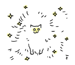 Something like a cat! sticker #5891719