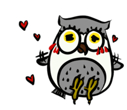 owl lala sticker #5891754