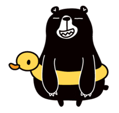 Bearco - The Big Black Bear (Eng) sticker #5892318
