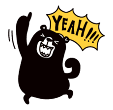 Bearco - The Big Black Bear (Eng) sticker #5892320