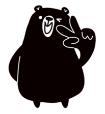 Bearco - The Big Black Bear (Eng) sticker #5892327