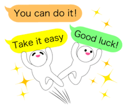 It's a small world of balloon:English sticker #5892973