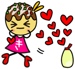 TAKOYAKI PRINCESS "TAKOYAKINNE" VER.EN sticker #5893057