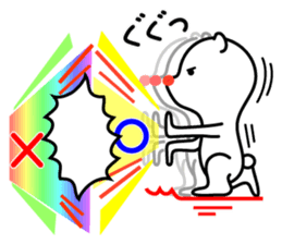 Bear too much "care" (2) sticker #5893736