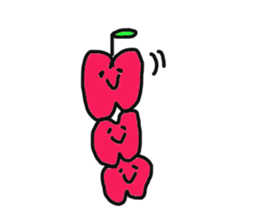 taremenoringochan2 sticker #5893952