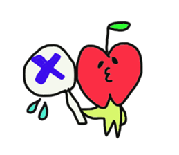 taremenoringochan2 sticker #5893955