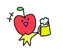 taremenoringochan2 sticker #5893963