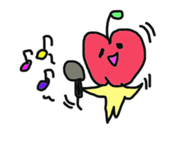 taremenoringochan2 sticker #5893964