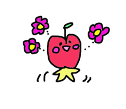 taremenoringochan2 sticker #5893967