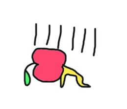 taremenoringochan2 sticker #5893989