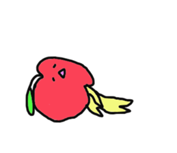 taremenoringochan2 sticker #5893990