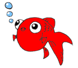 Kyn Kyn of the goldfish sticker #5894432
