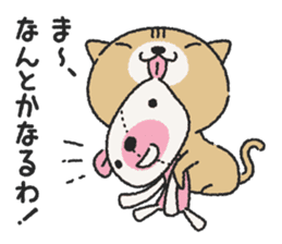Miko-chan and stuffed bear sticker #5894498