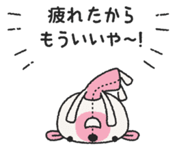 Miko-chan and stuffed bear sticker #5894506