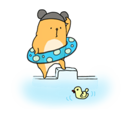 Yuruyuru Hamukuma sticker #5895673