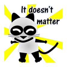 The cat of panda pattern 2 sticker #5895953