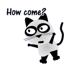 The cat of panda pattern 2 sticker #5895957