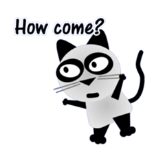 The cat of panda pattern 2 sticker #5895957