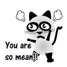 The cat of panda pattern 2 sticker #5895958