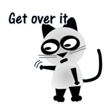 The cat of panda pattern 2 sticker #5895966