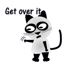 The cat of panda pattern 2 sticker #5895966