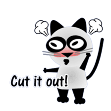 The cat of panda pattern 2 sticker #5895967