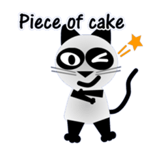 The cat of panda pattern 2 sticker #5895970