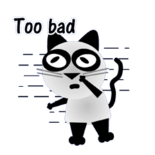 The cat of panda pattern 2 sticker #5895985