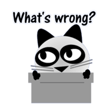 The cat of panda pattern 2 sticker #5895986