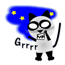 The cat of panda pattern 2 sticker #5895987