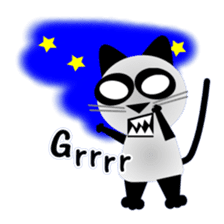 The cat of panda pattern 2 sticker #5895987