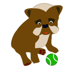 The "Danimals" 12 cute animals sticker #5896196